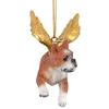 Design Toscano Honor the Pooch: Boxer Holiday Dog Angel Ornament JH170732